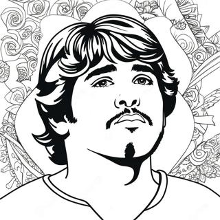 Maradona Coloring Page 61566-51034