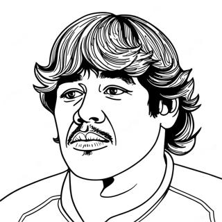 Maradona Coloring Page 61566-51035