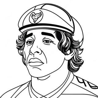 Maradona Coloring Page 61566-51036