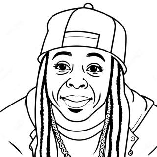 Lil Wayne Coloring Page 61596-51052