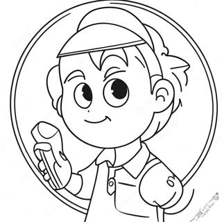 Kyle In Action Coloring Page 61607-51073