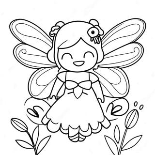 Flower Fairy Coloring Page 61616-51078