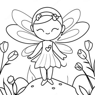 Flower Fairy Coloring Page 61616-51080