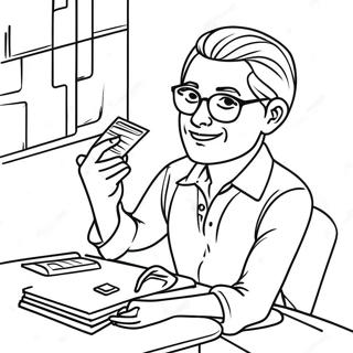 Creative Debt Reduction Coloring Page 61627-51090