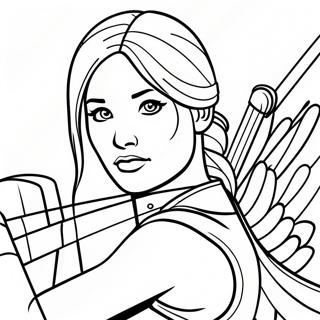 Katniss Everdeen Coloring Pages