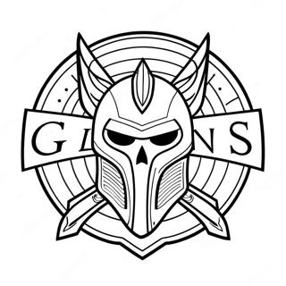 Cleveland Guardians Logo Coloring Page 61646-51086