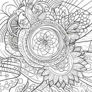 Spirograph Coloring Pages