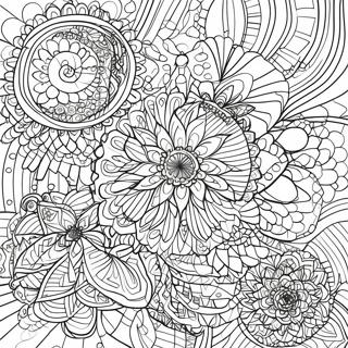 Intricate Spirograph Patterns Coloring Page 61667-51117