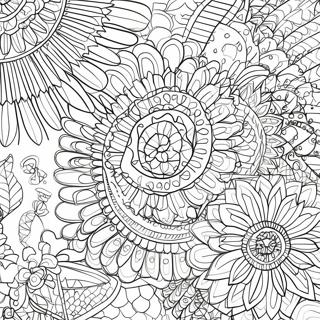 Intricate Spirograph Patterns Coloring Page 61667-51119