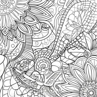 Intricate Spirograph Patterns Coloring Page 61667-51120