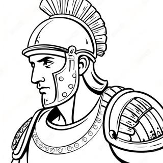 Roman Soldier Coloring Pages