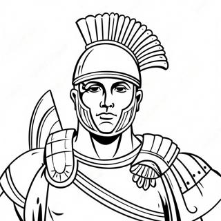 Roman Soldier Coloring Page 61676-51122