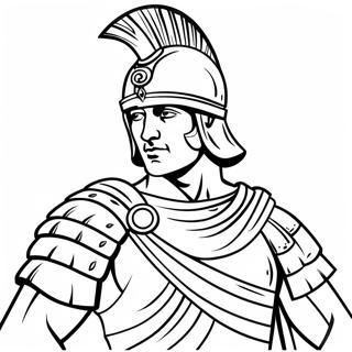 Roman Soldier Coloring Page 61676-51123