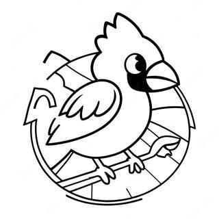 Louisville Cardinals Logo Coloring Page 61706-51150