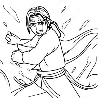 Itachi Naruto In Battle Coloring Page 61727-51164