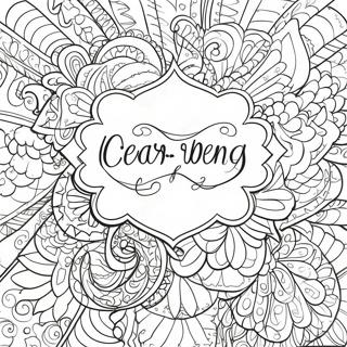 Encouraging Words Coloring Page 61756-51201