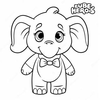 Eubie The Elephant Higglytown Heroes Coloring Page 61767-51194