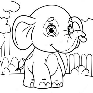 Eubie The Elephant Higglytown Heroes Coloring Page 61767-51195