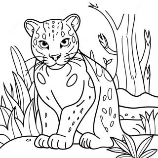 Ocelot Coloring Page 61776-51186