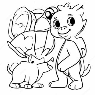 Pikwik Pack Coloring Page 61796-51208