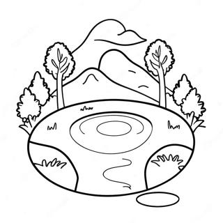 Disc Golf Coloring Page 61816-51234