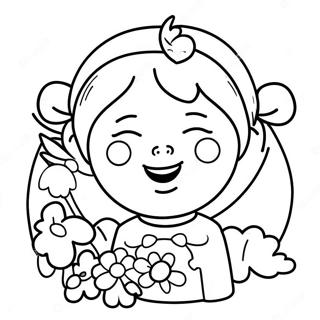 Cheerful Get Well Soon Mom Coloring Page 61827-51256