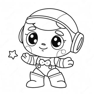 Cute Nova Character Coloring Page 61867-51276