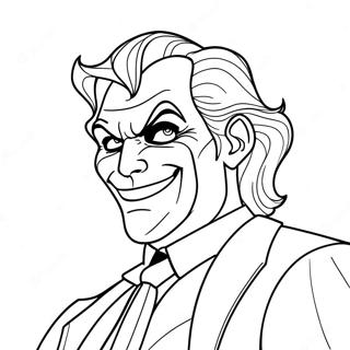 Joker Batman In Action Coloring Page 61887-51286