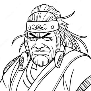 Jiraiya In Sage Mode Coloring Page 61917-51313