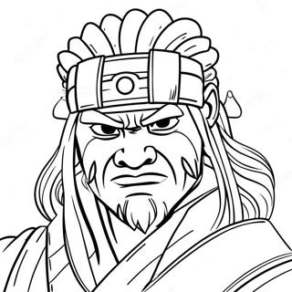 Jiraiya In Sage Mode Coloring Page 61917-51315