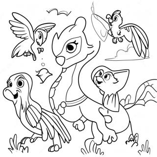 Magical Creatures From Hogwarts Legacy Coloring Page 61977-51367