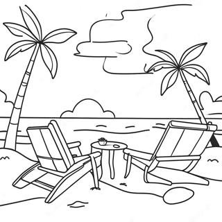 Bluey Beach Scene Coloring Page 61986-51370