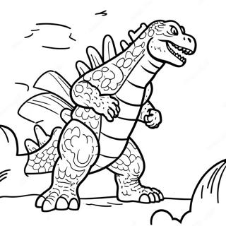 Godzilla Coloring Page 61-50