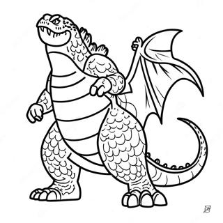 Godzilla Coloring Page 61-52