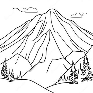 Majestic Mountain Range Coloring Page 62017-51400