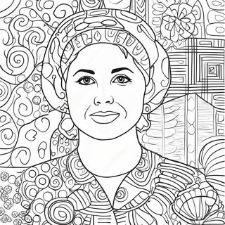 Alma Thomas Abstract Art Coloring Page 62026-51386