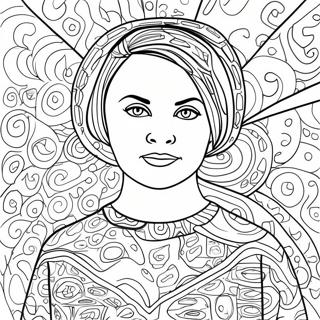 Alma Thomas Abstract Art Coloring Page 62026-51387