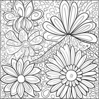 Alma Thomas Floral Design Coloring Page 62027-51407