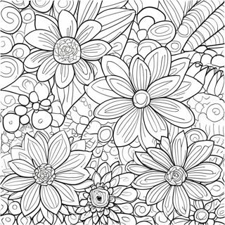 Alma Thomas Floral Design Coloring Page 62027-51408