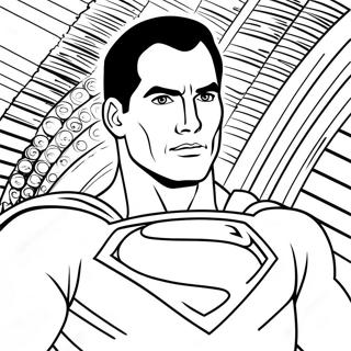 Man Of Steel Coloring Page 62056-51426