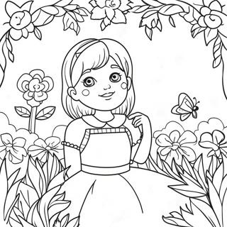 The Secret Garden Coloring Page 62076-51443