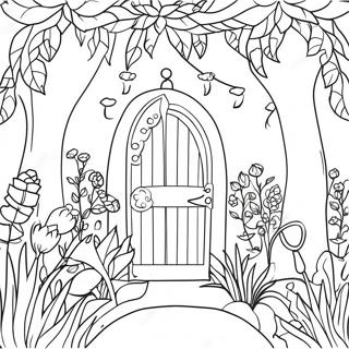 The Secret Garden Coloring Page 62076-51444