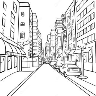 Cityscape Coloring Page 62086-51446