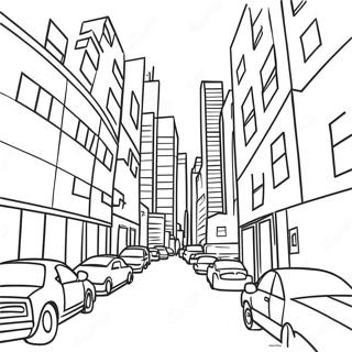 Cityscape Coloring Page 62086-51448