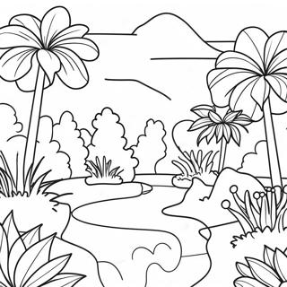 Botanical Garden Coloring Page 62106-51466