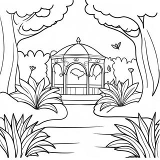 Botanical Garden Coloring Page 62106-51468