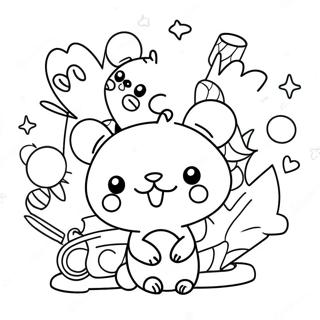 Cute Ch Characters Coloring Page 62117-51477