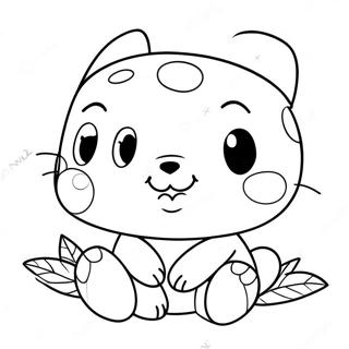 Cute Ch Characters Coloring Page 62117-51480