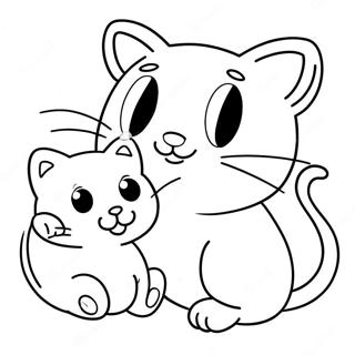 Cat And Mouse Coloring Page 62126-51476