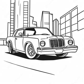 Sleek Chrysler 300 In Motion Coloring Page 62137-51488